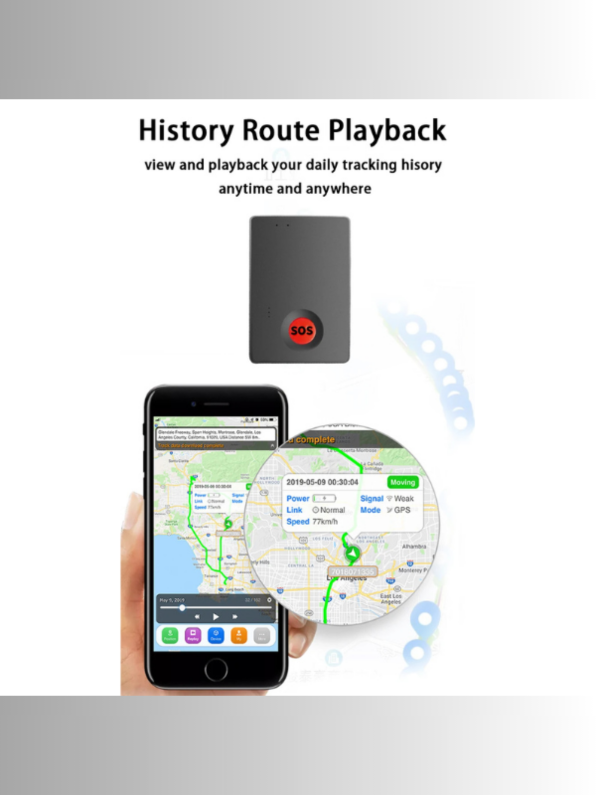 GPS Tracker - The Angel Track - Per bambini, anziani, auto o animali: la tranquillità di sapere sempre dove sono.