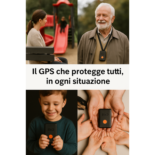 GPS Tracker - The Angel Track - Per bambini, anziani, auto o animali: la tranquillità di sapere sempre dove sono.