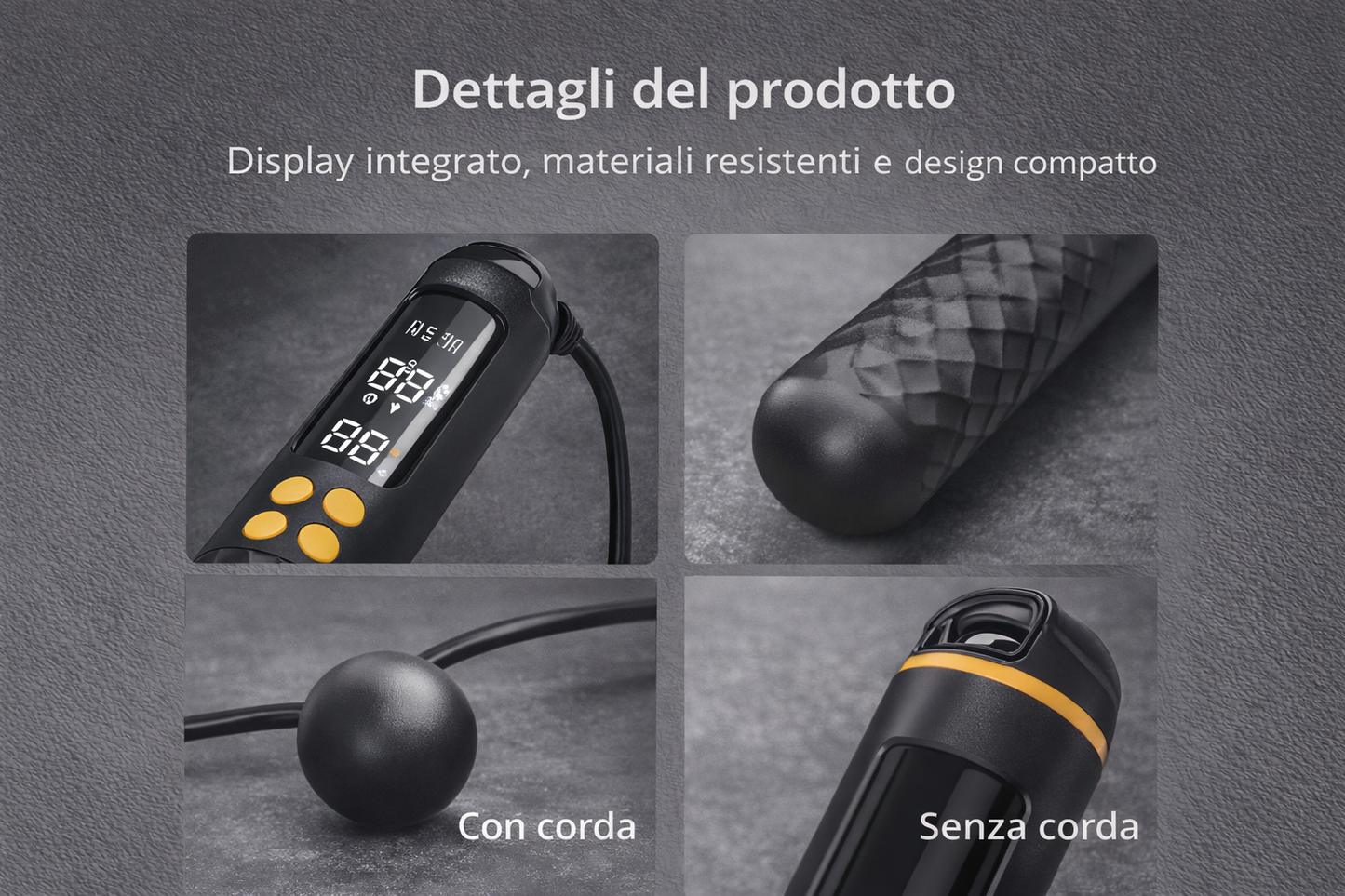 Pulse Rope - Corda Smart Senza Fili per Allenamenti Ovunque