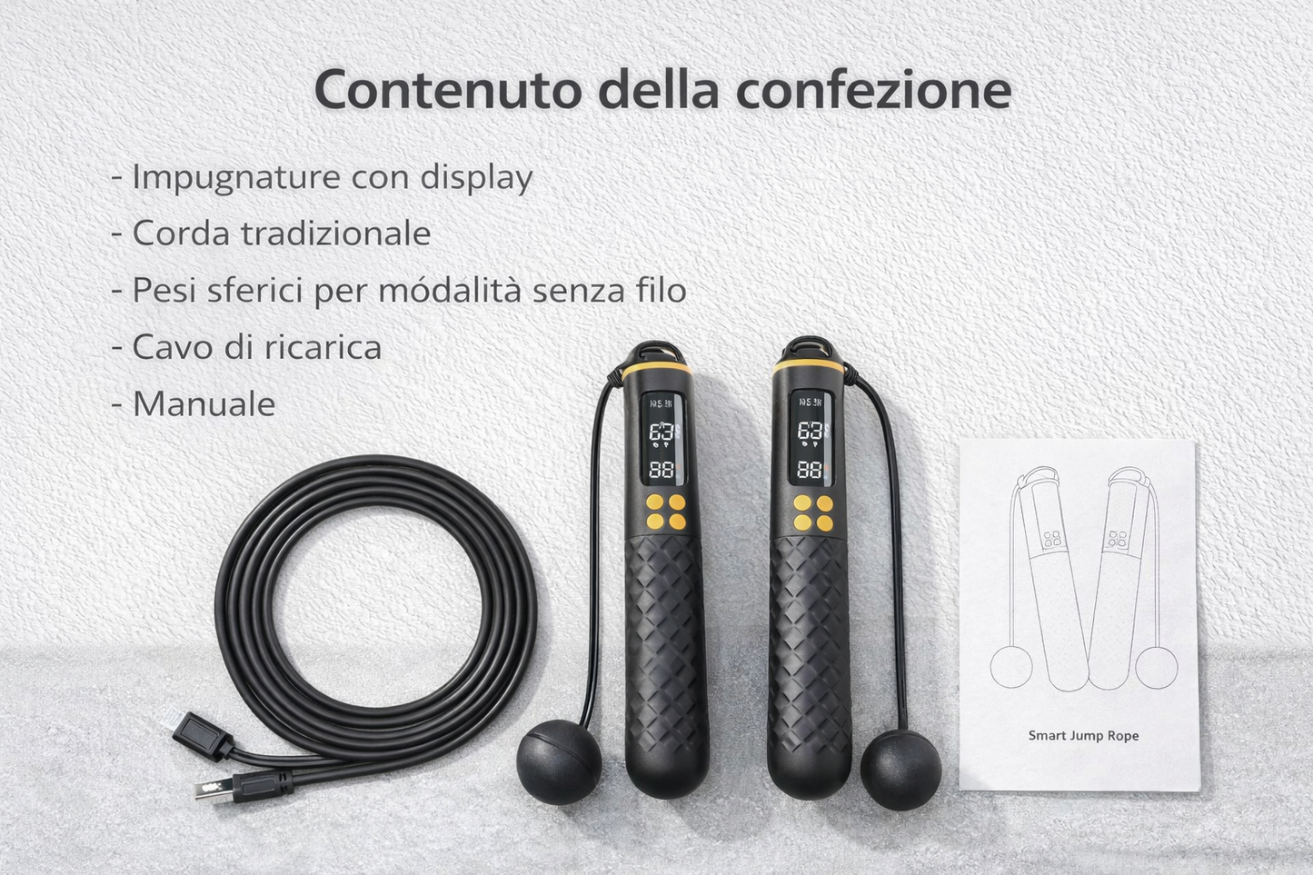 Pulse Rope - Corda Smart Senza Fili per Allenamenti Ovunque