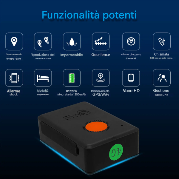 GPS Tracker - The Angel Track - Per bambini, anziani, auto o animali: la tranquillità di sapere sempre dove sono. - The Angel Track