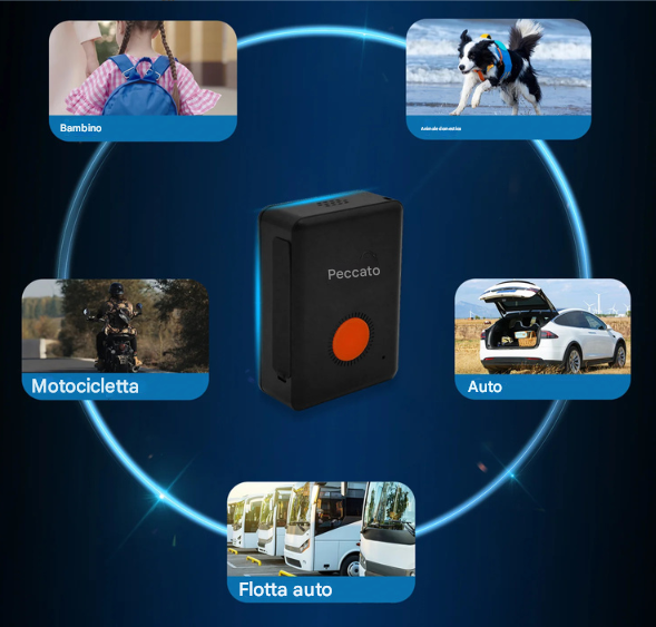 GPS Tracker - The Angel Track - Per bambini, anziani, auto o animali: la tranquillità di sapere sempre dove sono. - The Angel Track